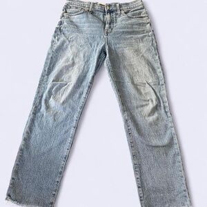 Madewell Women's Straight Leg Jeans - Light Blue